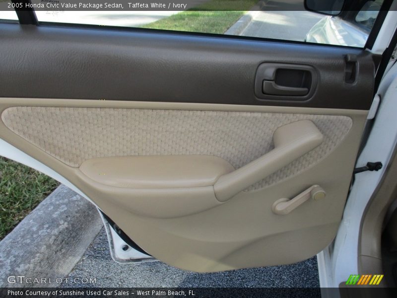 Taffeta White / Ivory 2005 Honda Civic Value Package Sedan