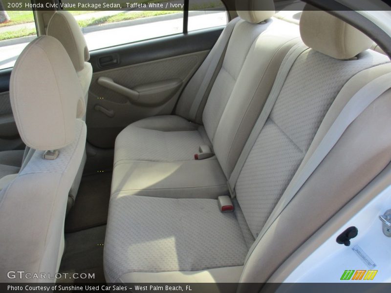 Taffeta White / Ivory 2005 Honda Civic Value Package Sedan