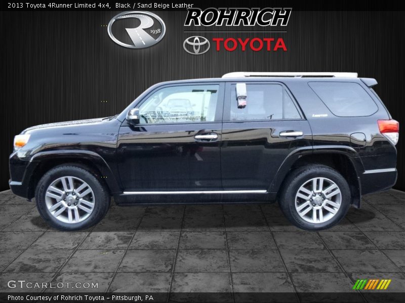 Black / Sand Beige Leather 2013 Toyota 4Runner Limited 4x4