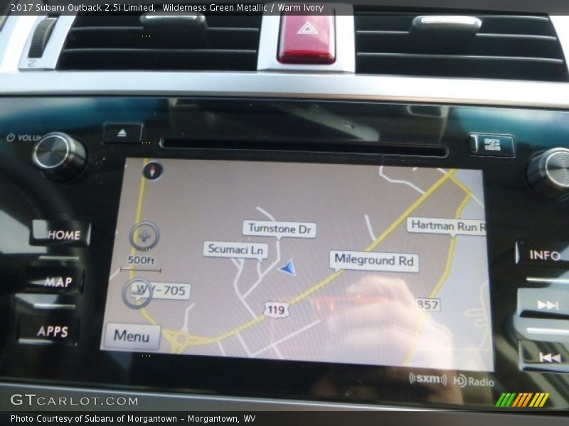 Wilderness Green Metallic / Warm Ivory 2017 Subaru Outback 2.5i Limited