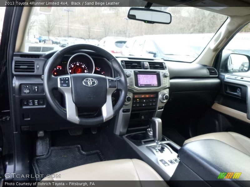Black / Sand Beige Leather 2013 Toyota 4Runner Limited 4x4