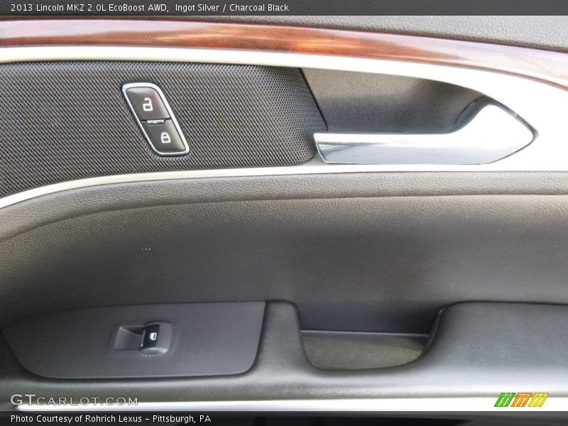Ingot Silver / Charcoal Black 2013 Lincoln MKZ 2.0L EcoBoost AWD