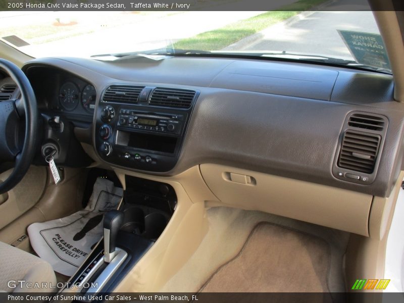 Taffeta White / Ivory 2005 Honda Civic Value Package Sedan