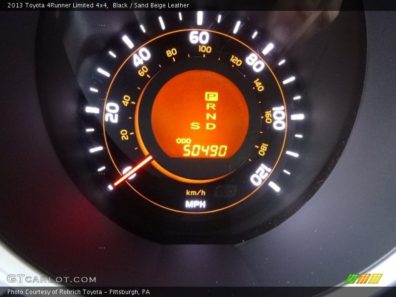 Black / Sand Beige Leather 2013 Toyota 4Runner Limited 4x4