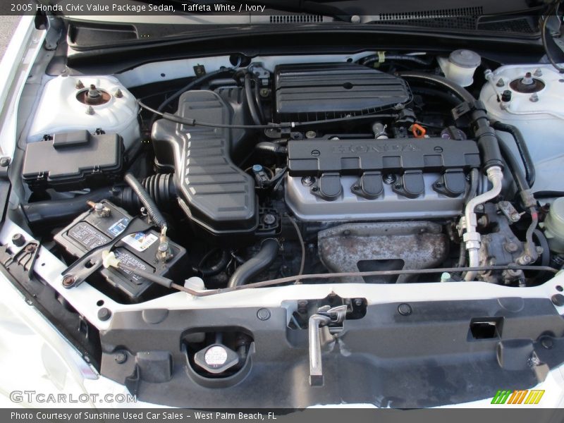 Taffeta White / Ivory 2005 Honda Civic Value Package Sedan