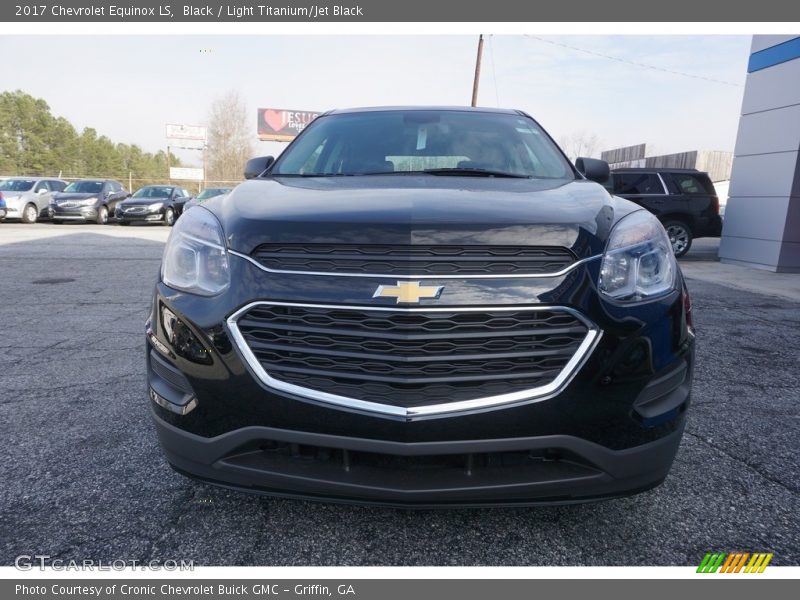 Black / Light Titanium/Jet Black 2017 Chevrolet Equinox LS