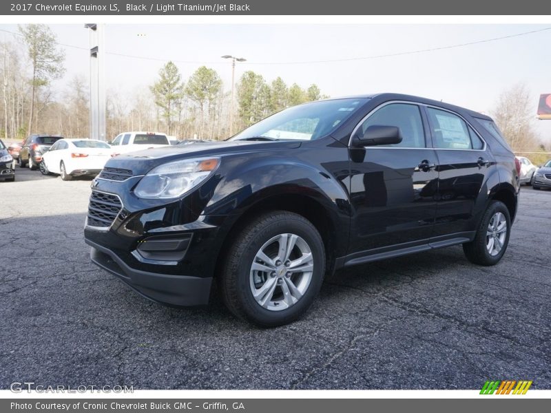 Black / Light Titanium/Jet Black 2017 Chevrolet Equinox LS