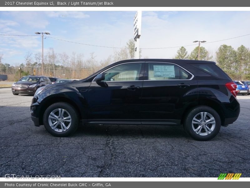 Black / Light Titanium/Jet Black 2017 Chevrolet Equinox LS