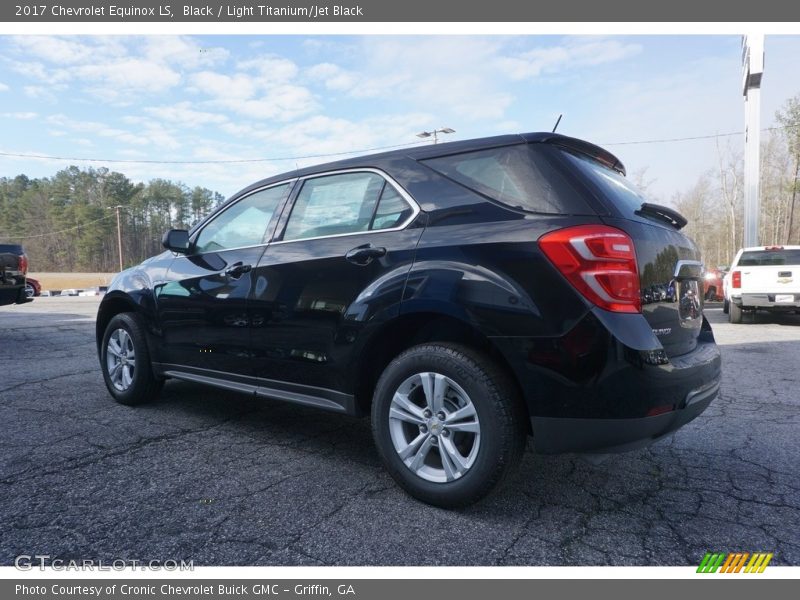 Black / Light Titanium/Jet Black 2017 Chevrolet Equinox LS