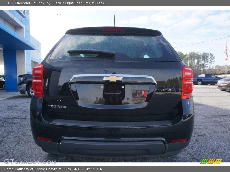 Black / Light Titanium/Jet Black 2017 Chevrolet Equinox LS