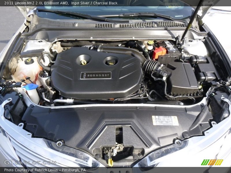 Ingot Silver / Charcoal Black 2013 Lincoln MKZ 2.0L EcoBoost AWD