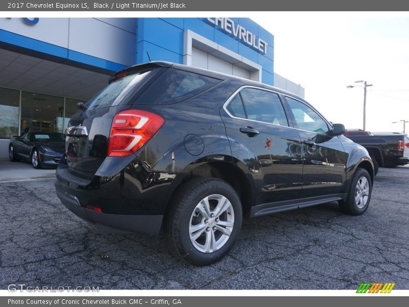 Black / Light Titanium/Jet Black 2017 Chevrolet Equinox LS