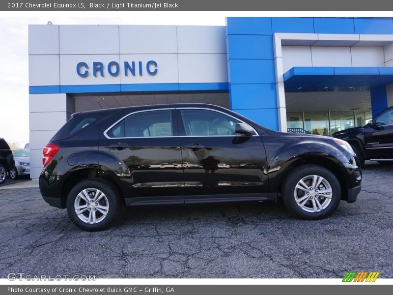 Black / Light Titanium/Jet Black 2017 Chevrolet Equinox LS