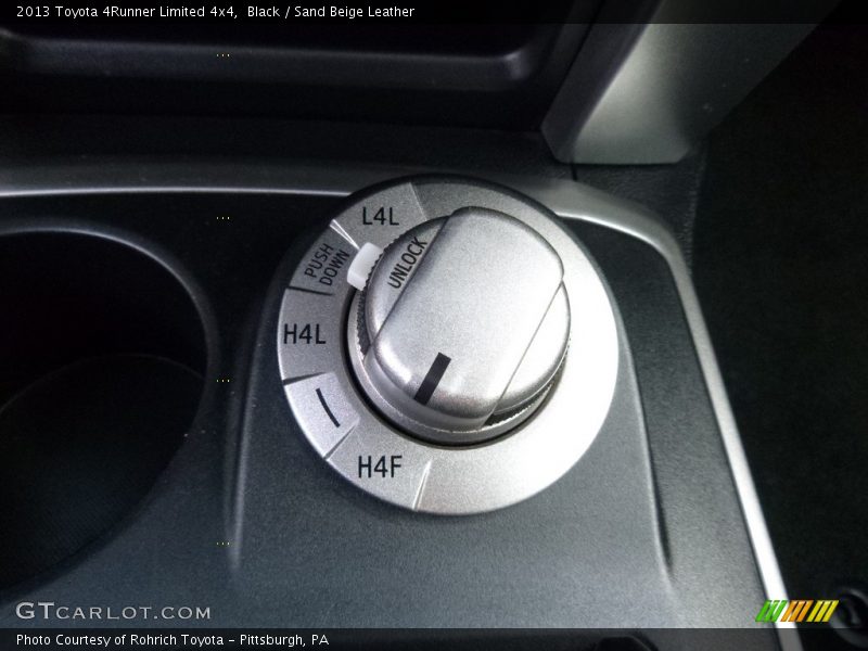 Black / Sand Beige Leather 2013 Toyota 4Runner Limited 4x4