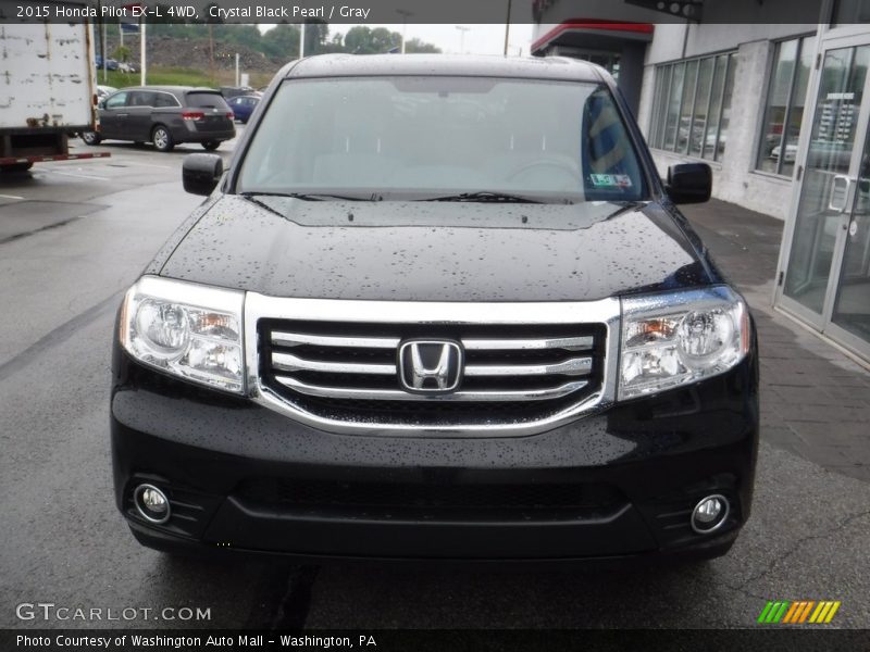 Crystal Black Pearl / Gray 2015 Honda Pilot EX-L 4WD