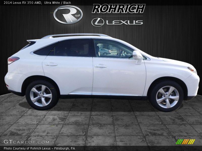 Ultra White / Black 2014 Lexus RX 350 AWD