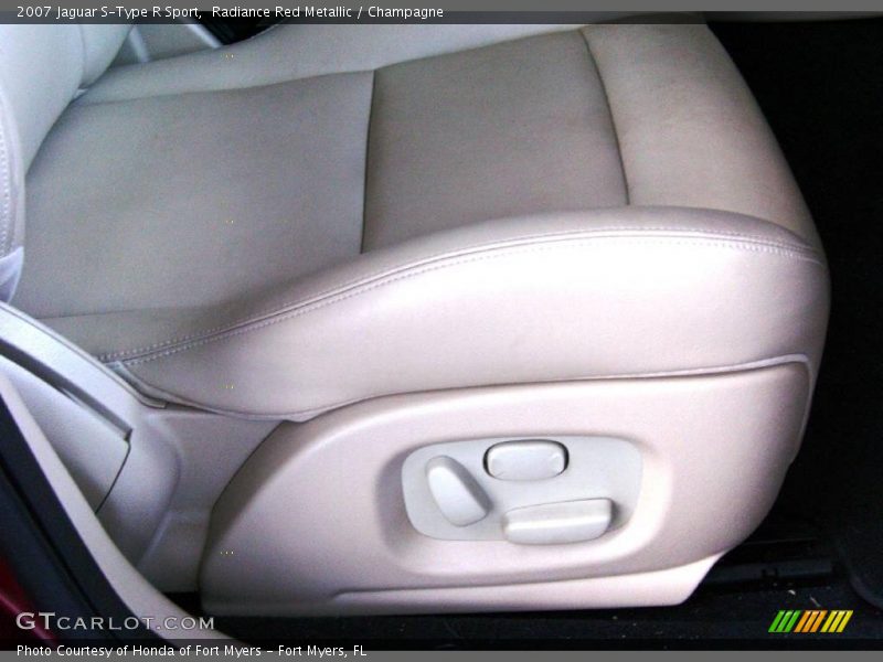 Radiance Red Metallic / Champagne 2007 Jaguar S-Type R Sport