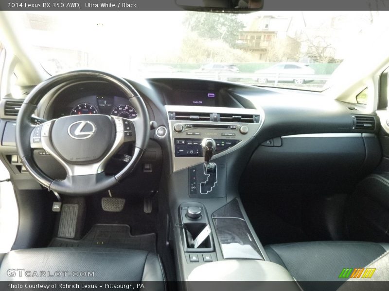 Ultra White / Black 2014 Lexus RX 350 AWD