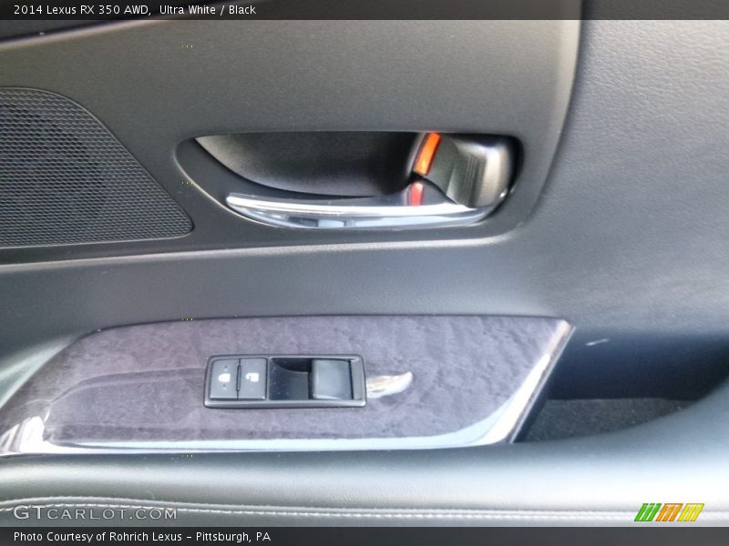 Ultra White / Black 2014 Lexus RX 350 AWD