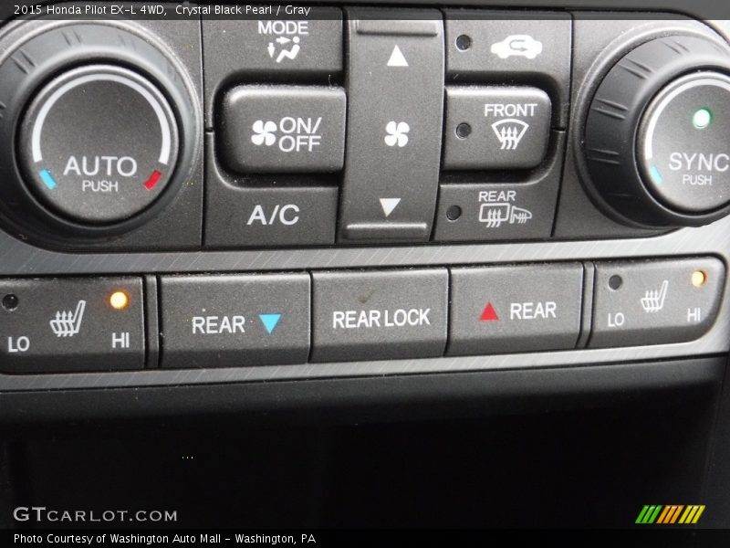 Crystal Black Pearl / Gray 2015 Honda Pilot EX-L 4WD