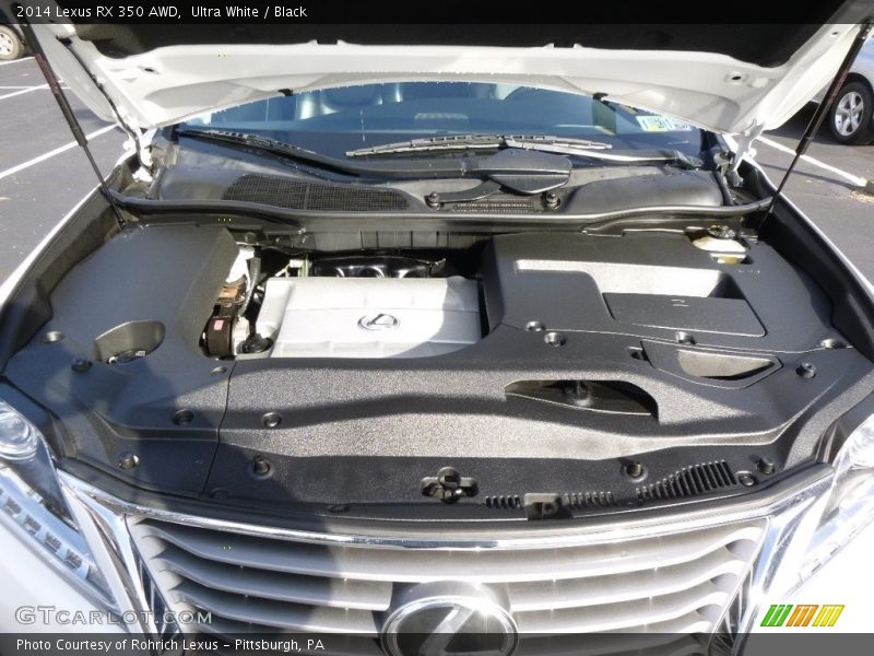 Ultra White / Black 2014 Lexus RX 350 AWD