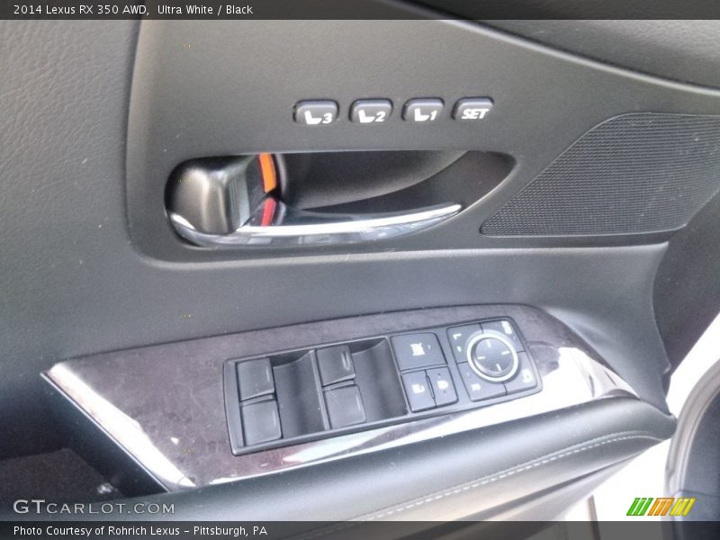 Ultra White / Black 2014 Lexus RX 350 AWD