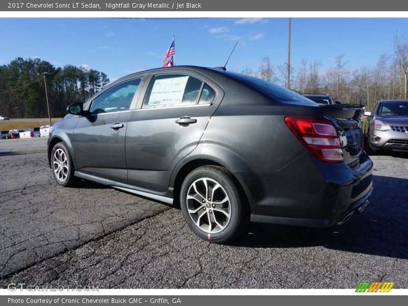 Nightfall Gray Metallic / Jet Black 2017 Chevrolet Sonic LT Sedan