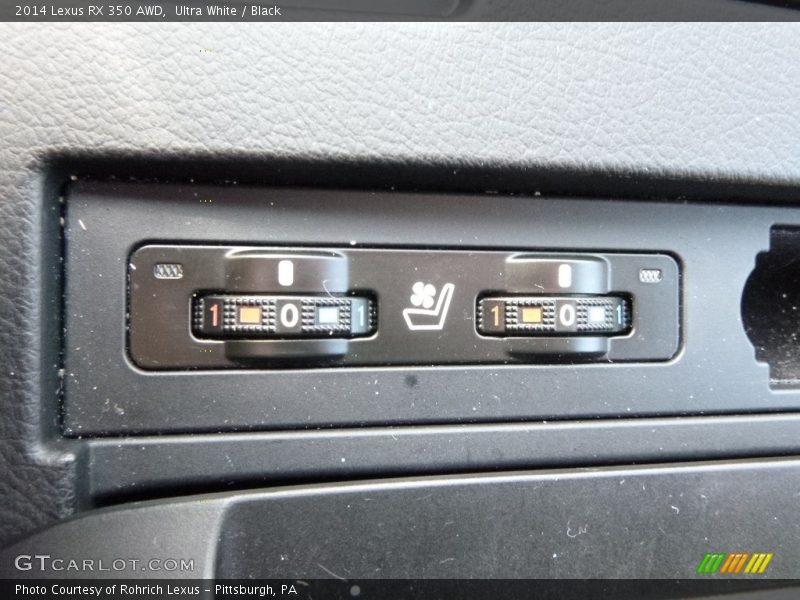 Ultra White / Black 2014 Lexus RX 350 AWD