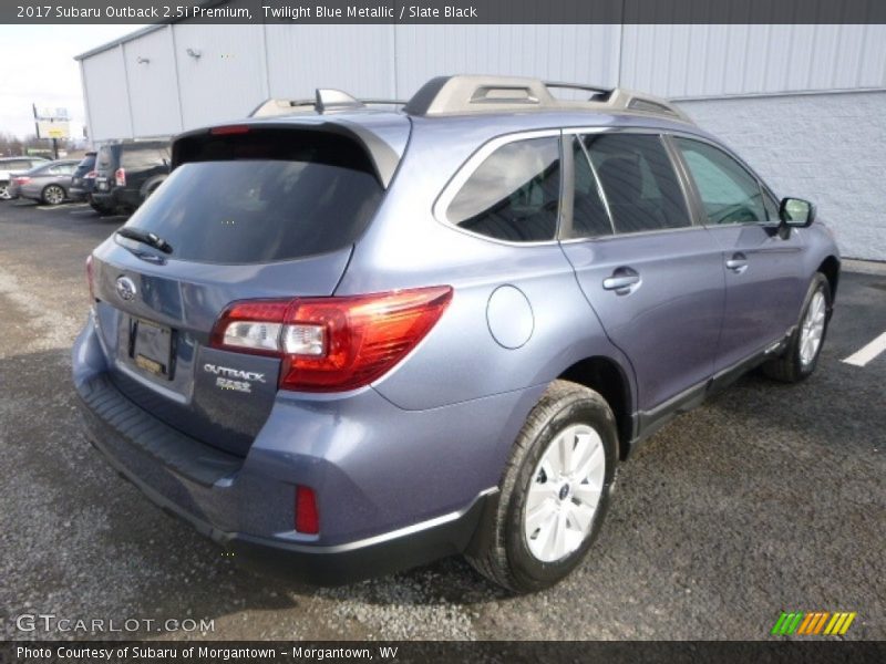 Twilight Blue Metallic / Slate Black 2017 Subaru Outback 2.5i Premium