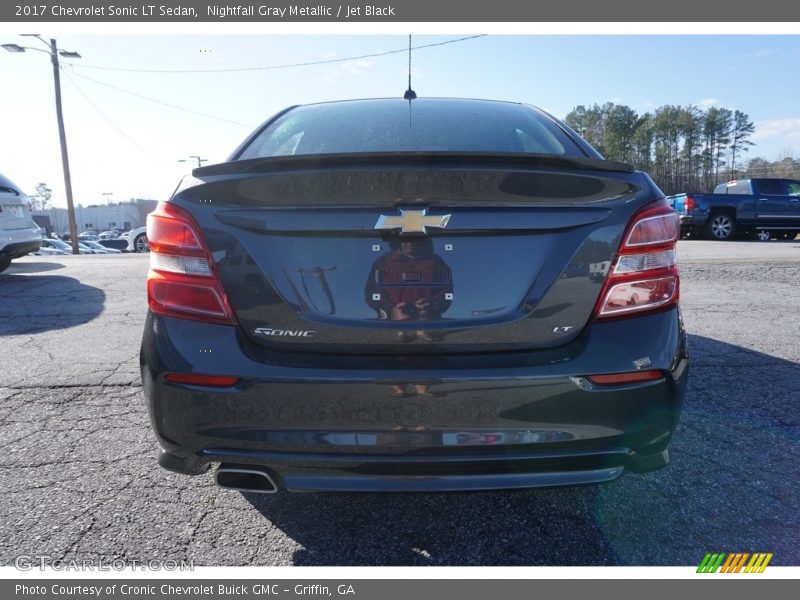 Nightfall Gray Metallic / Jet Black 2017 Chevrolet Sonic LT Sedan