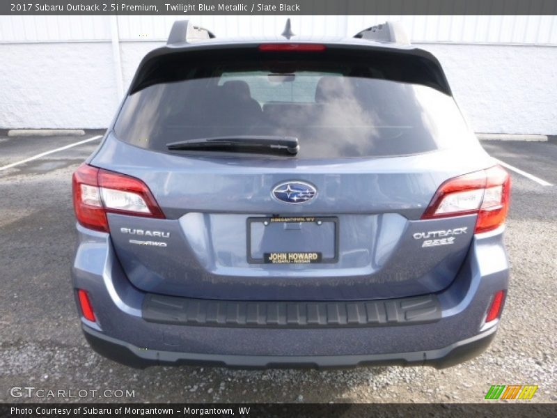 Twilight Blue Metallic / Slate Black 2017 Subaru Outback 2.5i Premium
