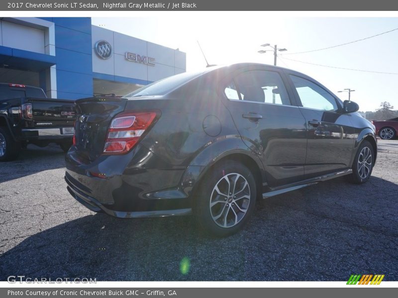 Nightfall Gray Metallic / Jet Black 2017 Chevrolet Sonic LT Sedan