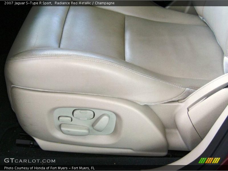 Radiance Red Metallic / Champagne 2007 Jaguar S-Type R Sport