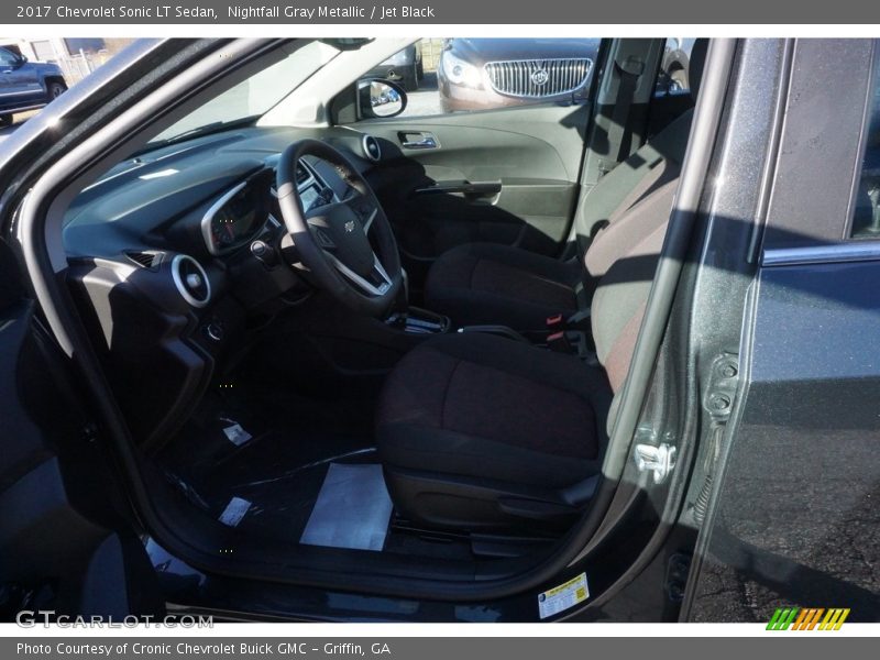 Nightfall Gray Metallic / Jet Black 2017 Chevrolet Sonic LT Sedan