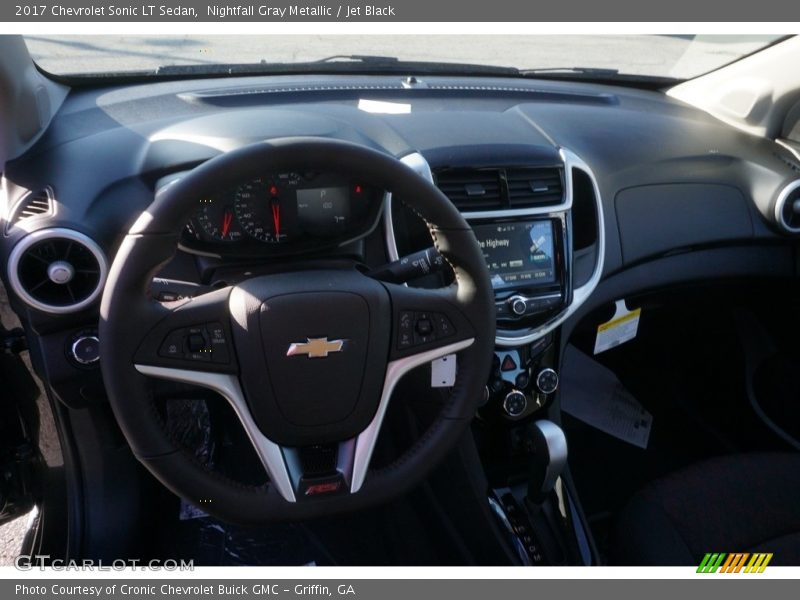 Nightfall Gray Metallic / Jet Black 2017 Chevrolet Sonic LT Sedan