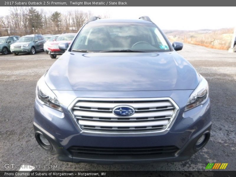 Twilight Blue Metallic / Slate Black 2017 Subaru Outback 2.5i Premium
