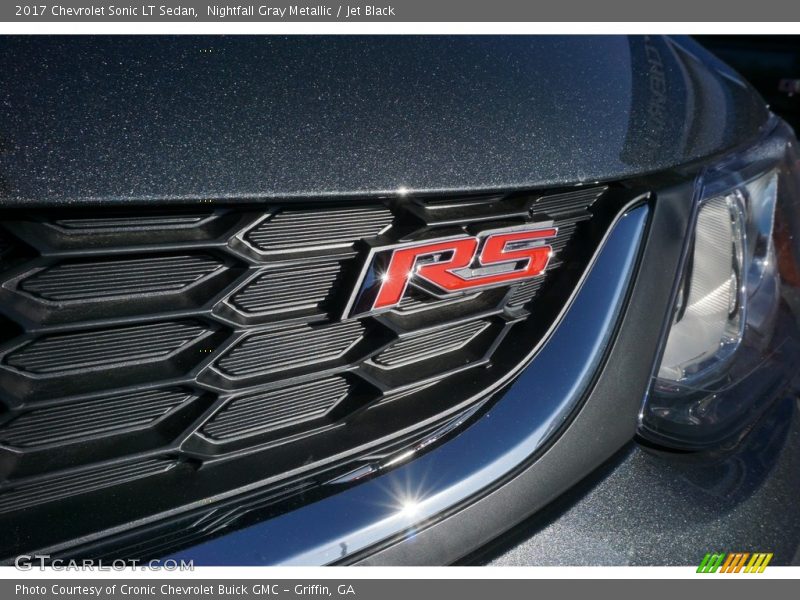 Nightfall Gray Metallic / Jet Black 2017 Chevrolet Sonic LT Sedan