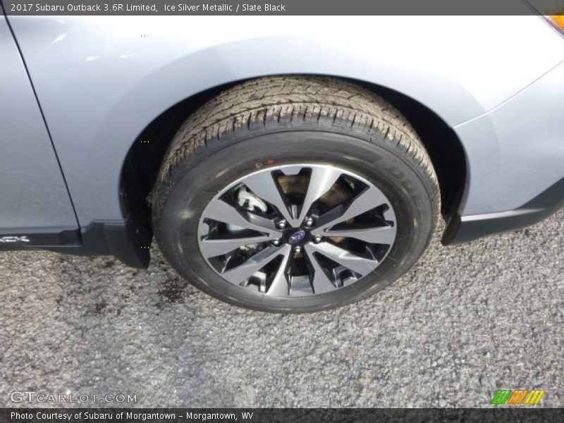 Ice Silver Metallic / Slate Black 2017 Subaru Outback 3.6R Limited