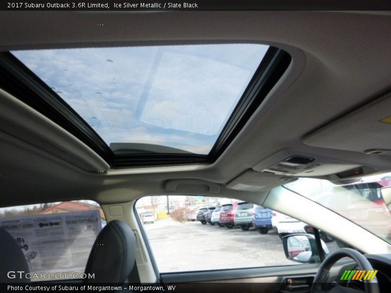 Ice Silver Metallic / Slate Black 2017 Subaru Outback 3.6R Limited