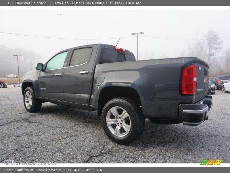 Cyber Gray Metallic / Jet Black/­Dark Ash 2017 Chevrolet Colorado LT Crew Cab
