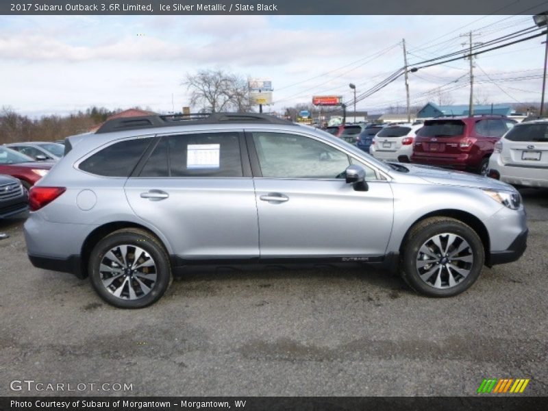 Ice Silver Metallic / Slate Black 2017 Subaru Outback 3.6R Limited