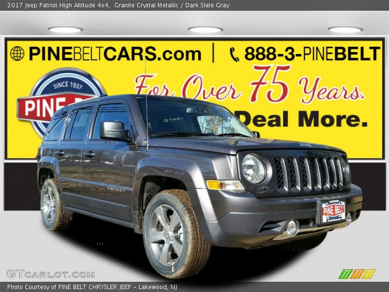 Granite Crystal Metallic / Dark Slate Gray 2017 Jeep Patriot High Altitude 4x4