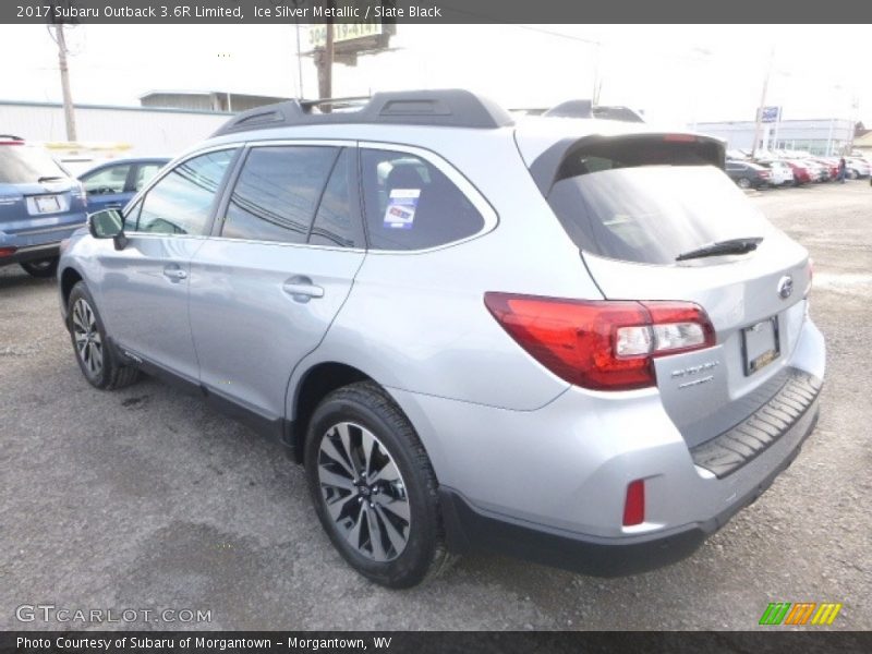 Ice Silver Metallic / Slate Black 2017 Subaru Outback 3.6R Limited