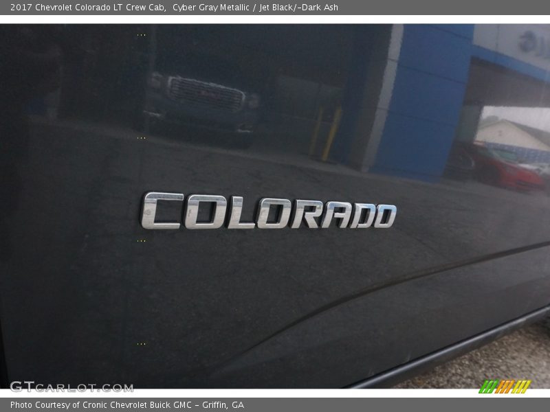 Cyber Gray Metallic / Jet Black/­Dark Ash 2017 Chevrolet Colorado LT Crew Cab