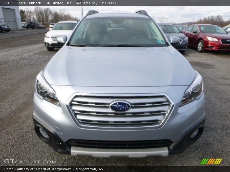 Ice Silver Metallic / Slate Black 2017 Subaru Outback 3.6R Limited