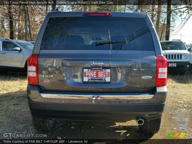 Granite Crystal Metallic / Dark Slate Gray 2017 Jeep Patriot High Altitude 4x4