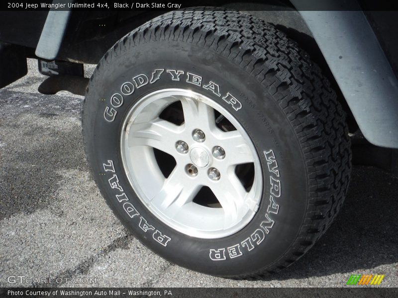 Black / Dark Slate Gray 2004 Jeep Wrangler Unlimited 4x4