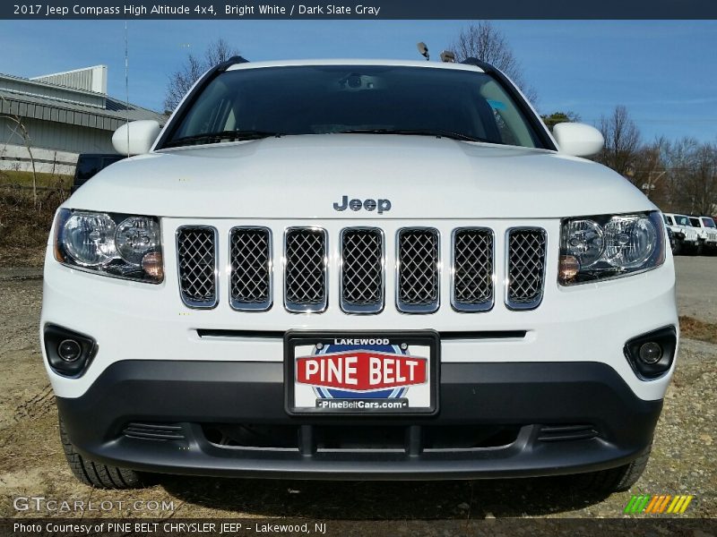 Bright White / Dark Slate Gray 2017 Jeep Compass High Altitude 4x4