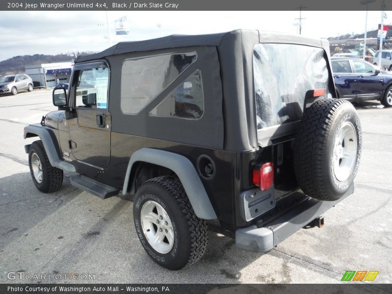 Black / Dark Slate Gray 2004 Jeep Wrangler Unlimited 4x4