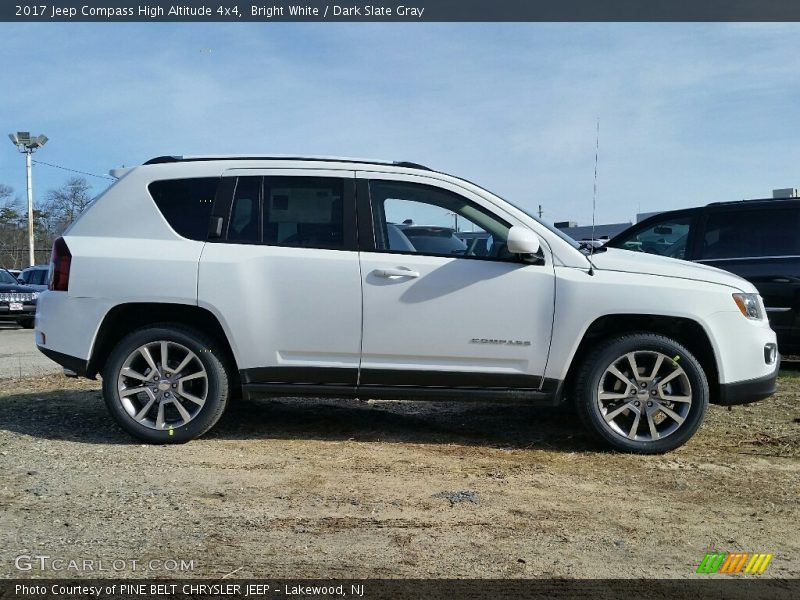 Bright White / Dark Slate Gray 2017 Jeep Compass High Altitude 4x4